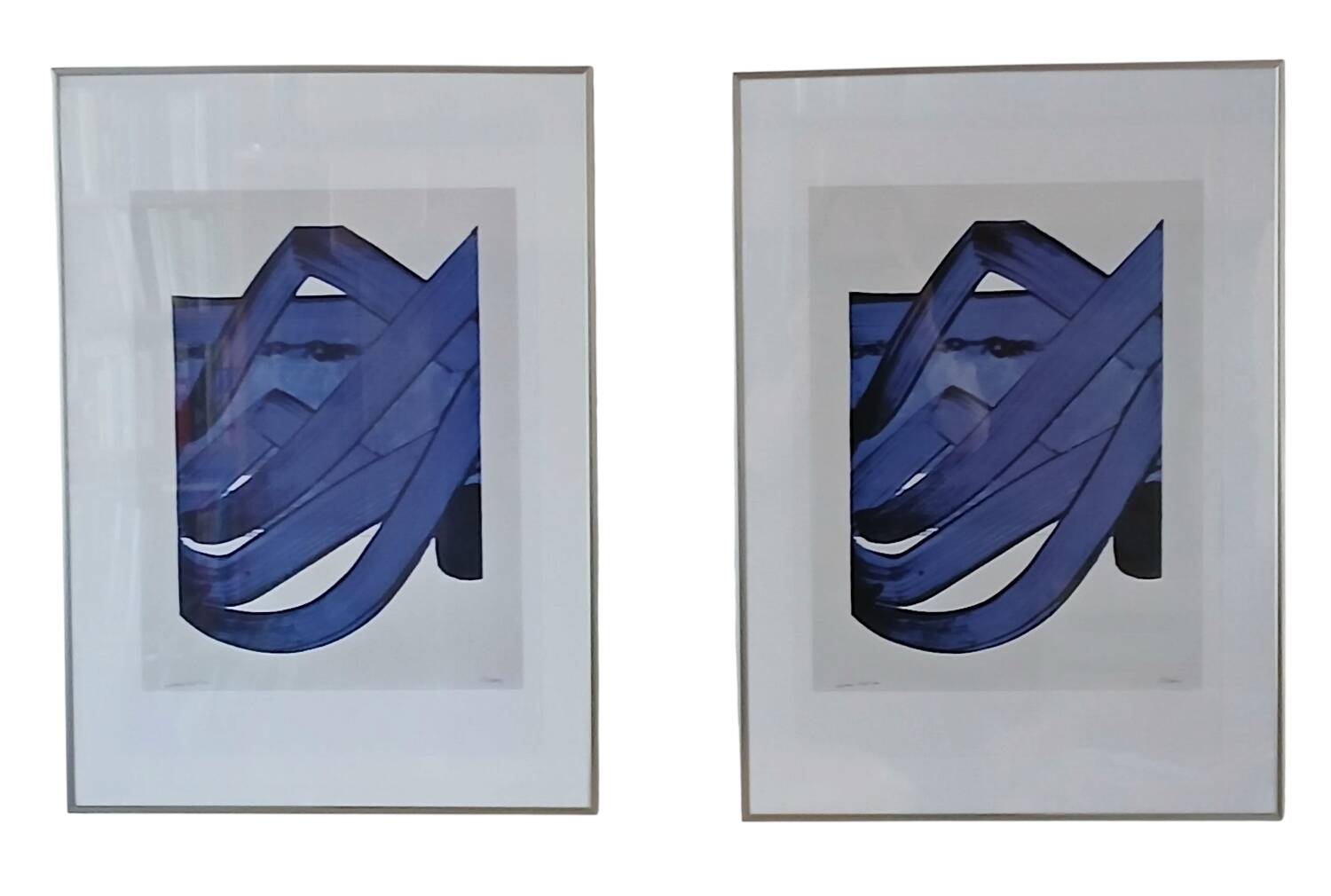 Pierre Soulages d'après sérigraphie n°18 1988