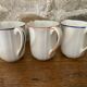 Lot of 3 Badonviller and K&G Lunéville creamers