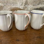 Lot of 3 Badonviller and K&G Lunéville creamers