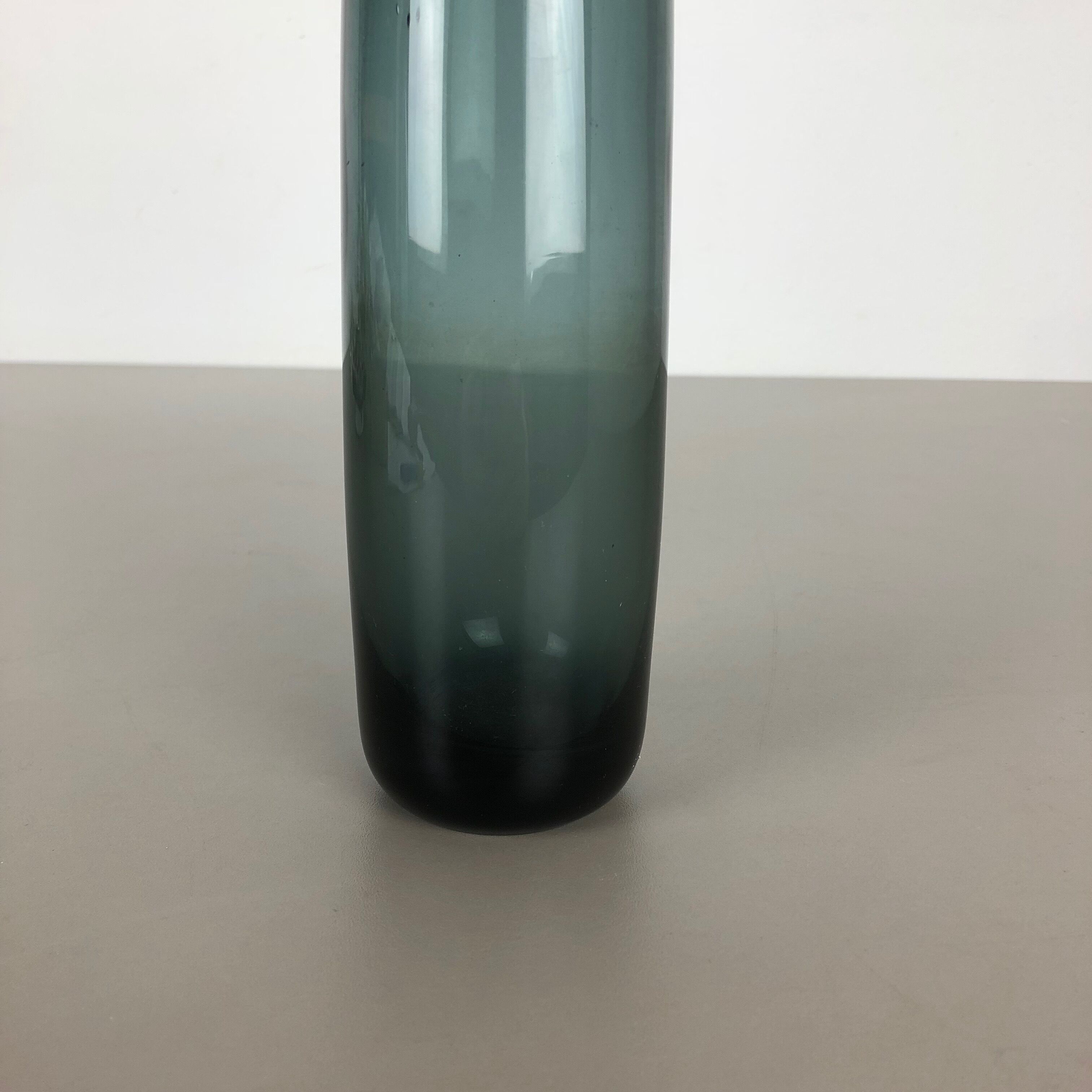 Large Vintage 1960s Turmalin Vase by Wilhelm Wagenfeld for WMF, Germany Bauhaus
