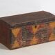 Antique hand-painted ethnic trunk (circa 1890) #30