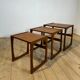 Tables gigognes Quadrille en teck G Plan, années 1960