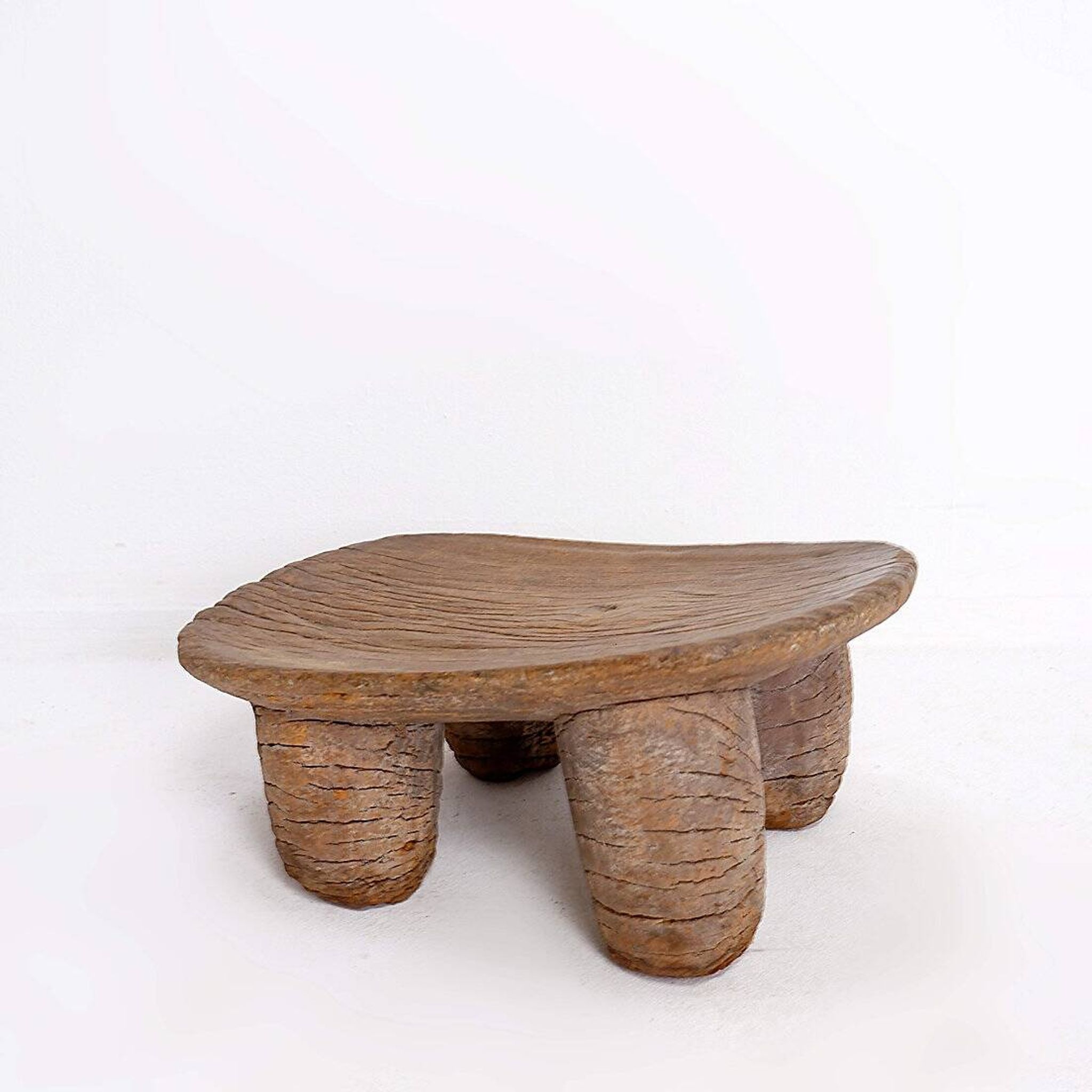 African "Senufo" Stool Hand Carved - Ivory Coast
