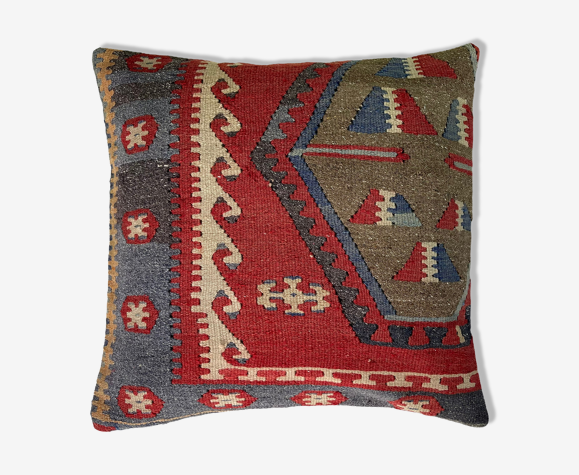 Housse de coussin kilim turque vintage 60 x 60 cm