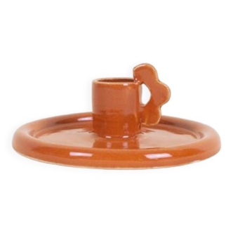 Flower caramel candle holder