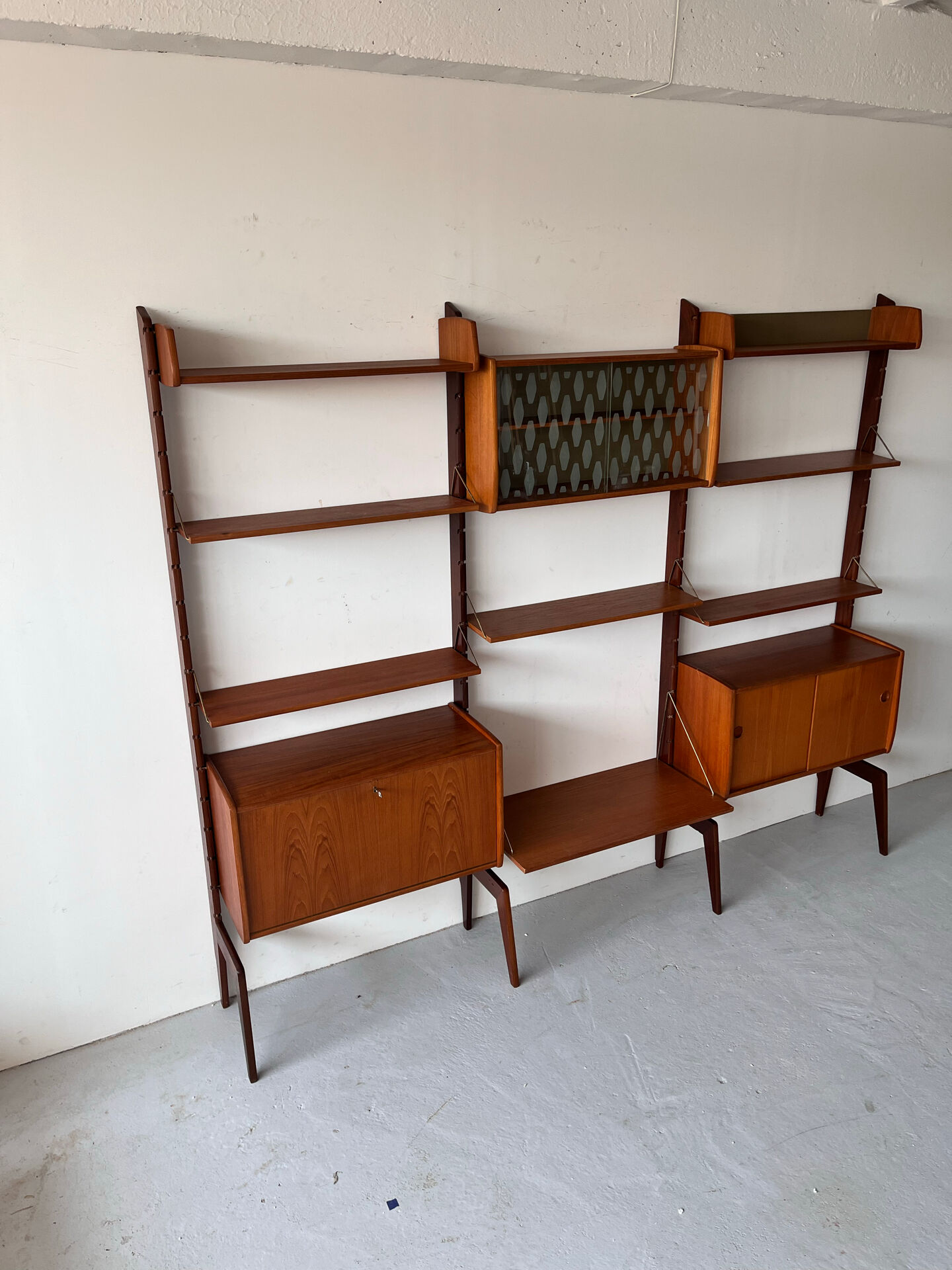 Scandinavian Bookcase by John Texmon, 1960’s, Mid Century, Norway