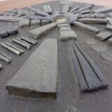 Brutalist Ceramic Wall Panel, 1960s