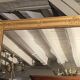 Large mirror fireplace mirror in wood and gilded stucco XIX Restoration