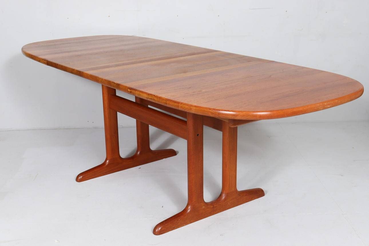 Mid-century extendable dining table/teak table by Glostrup, Denmark, 1960s.