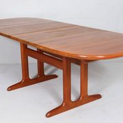 Mid-century extendable dining table/teak table by Glostrup, Denmark, 1960s.