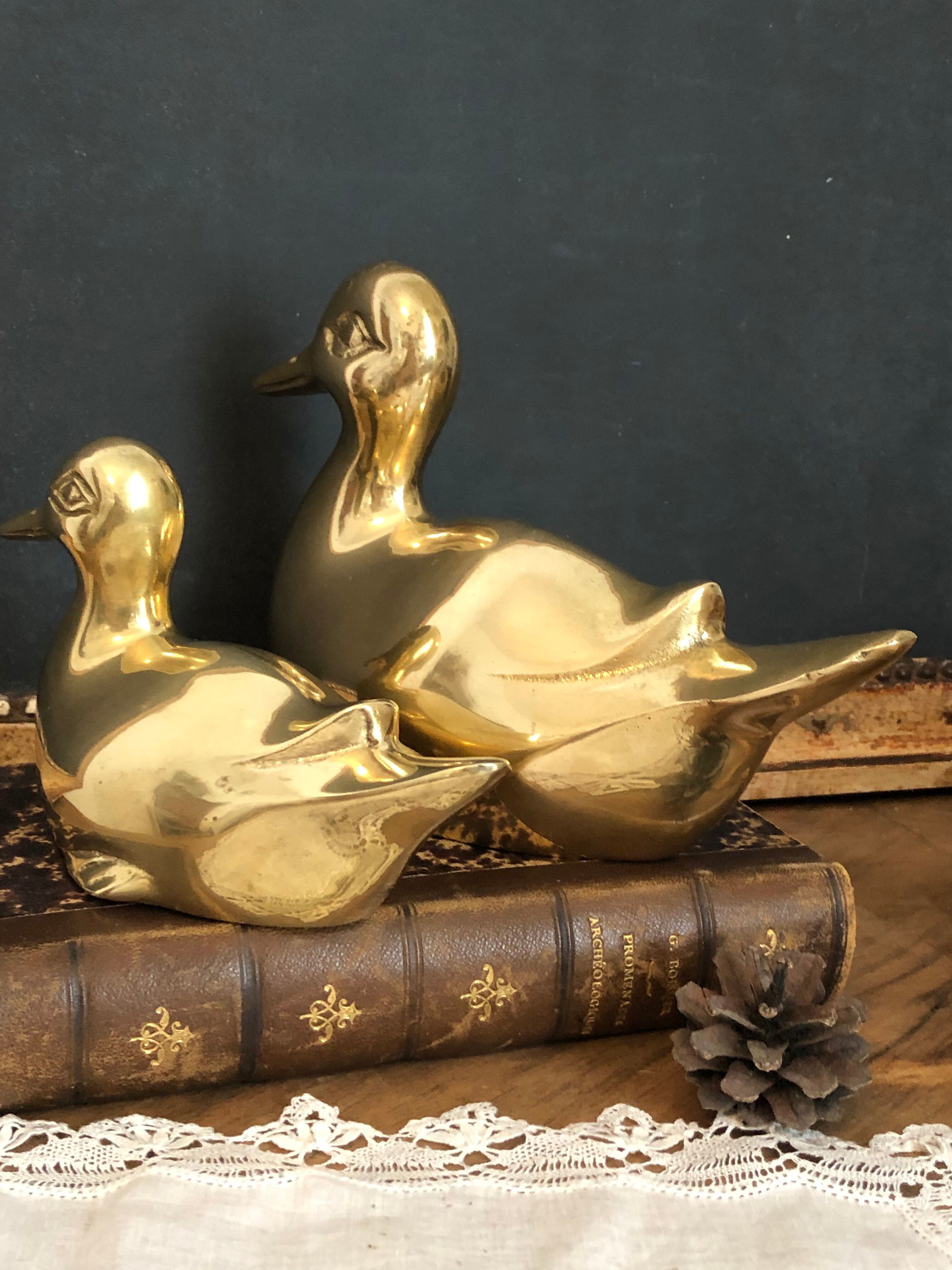 Brass ducks