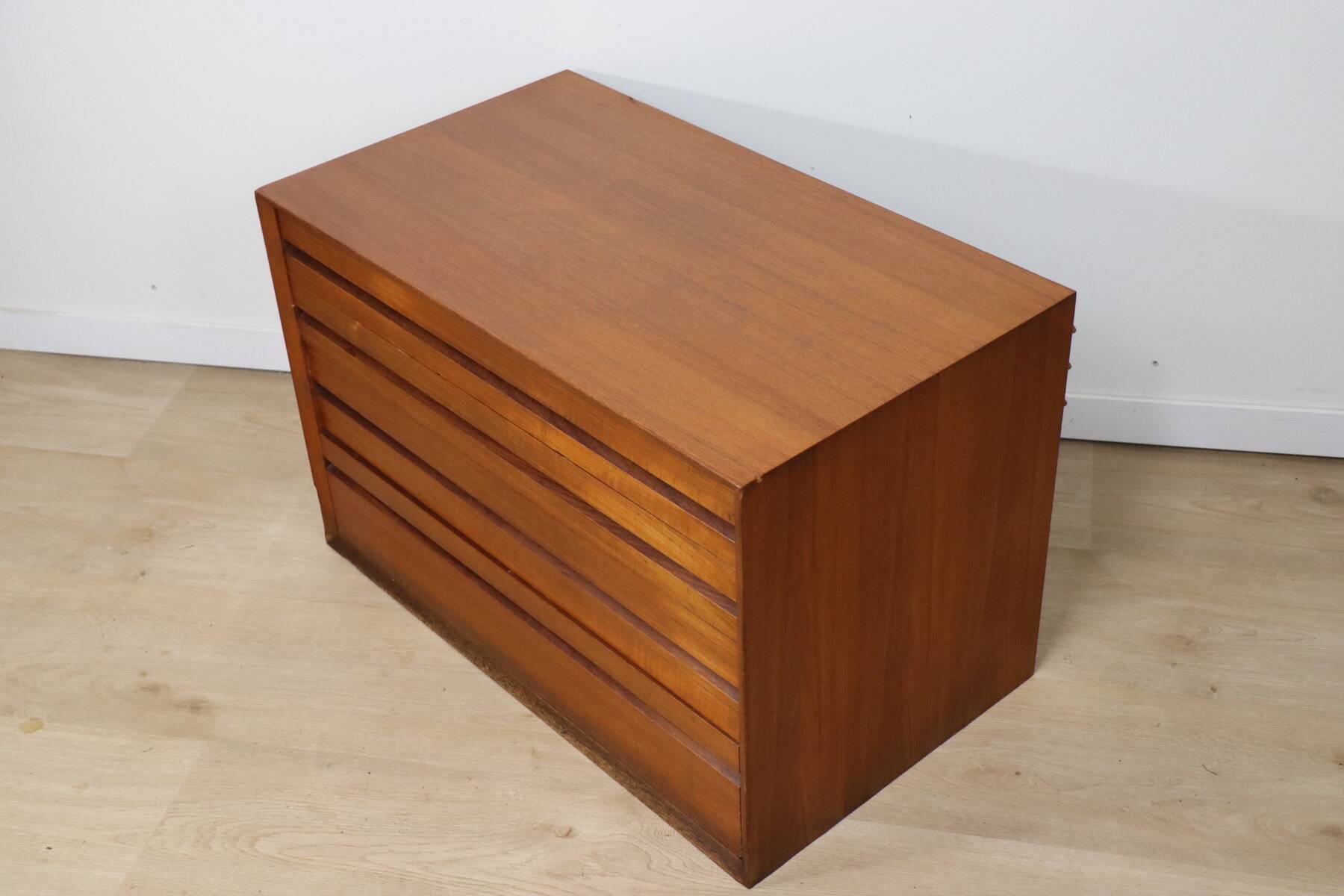 Poul Cadovius teak bookcase module from the 60s