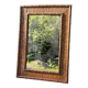 Bamboo and rattan mirror, 1960s-1970s