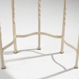 Console table with marble top, 1940s