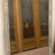 Louis XV style mirror in wood and patinated stucco 19th century
