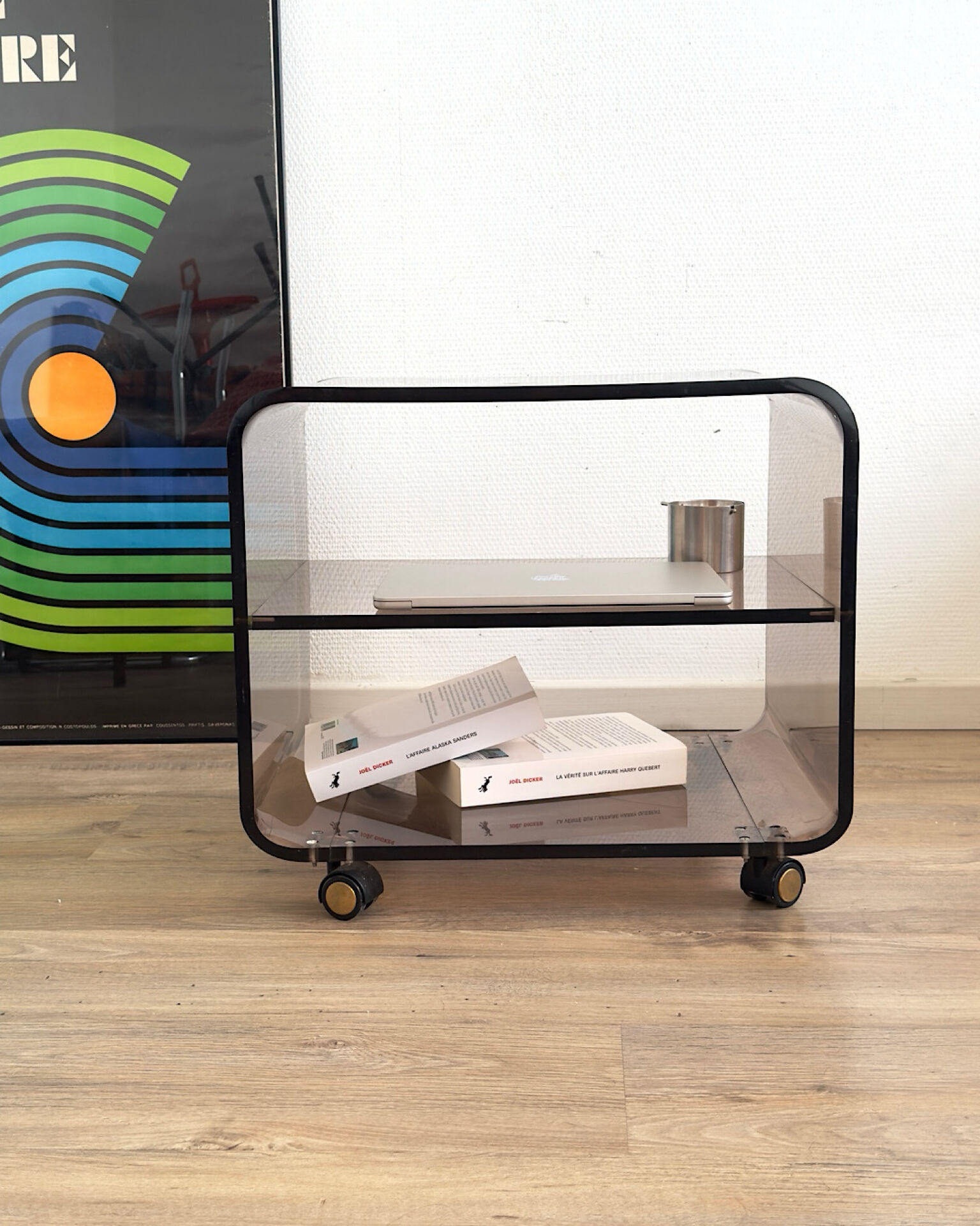 Smoked Plexiglas coffee table
