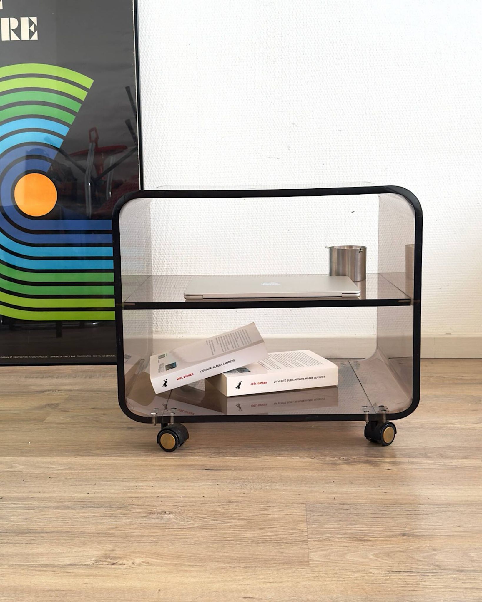 Smoked Plexiglas coffee table
