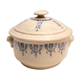 covered porcelain broth