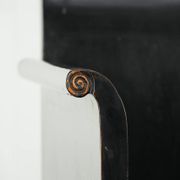 Black wooden chair / side chair from the 20th century in Asian style