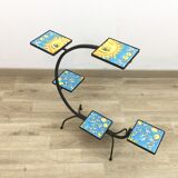 Vintage metal plant holder