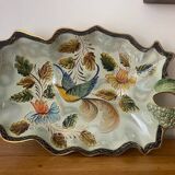 Magnificent ceramic basket by Hubert Bequet