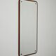 Swedish rectangular teak mirror "Sara" model