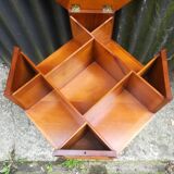 Storage cabinet revolving in cherry