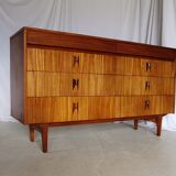 Scandinavian rosewood chest of drawers