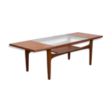 Gplan teak and glass coffee table
