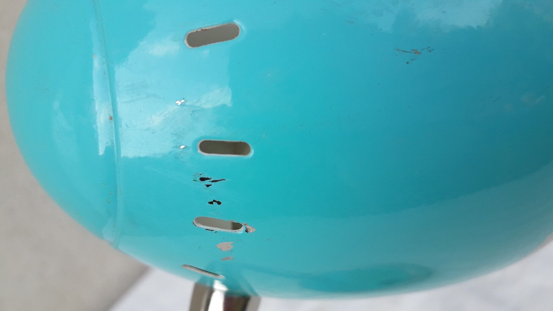 Lampe de bureau turquoise