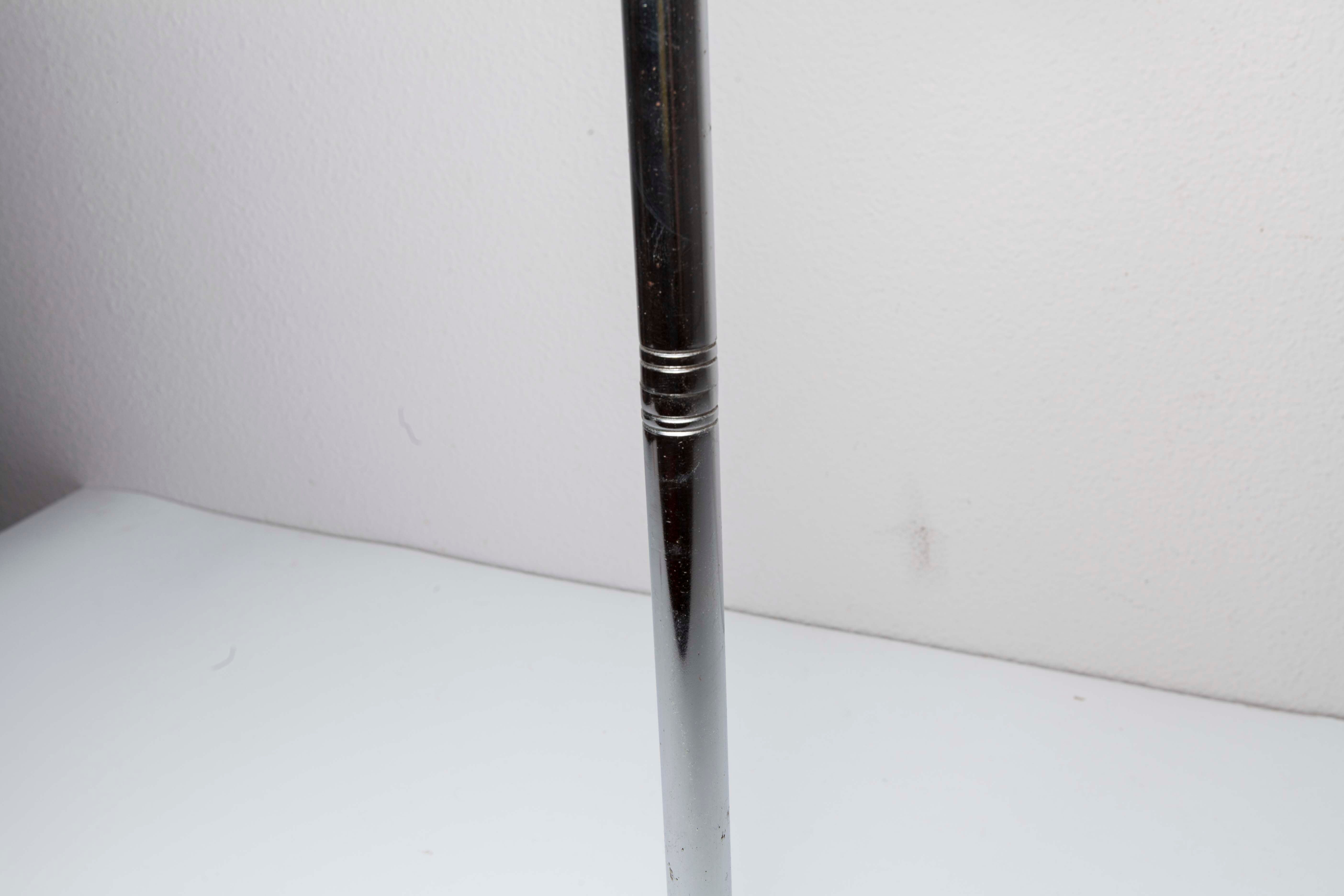 Ashtray on foot art deco chrome