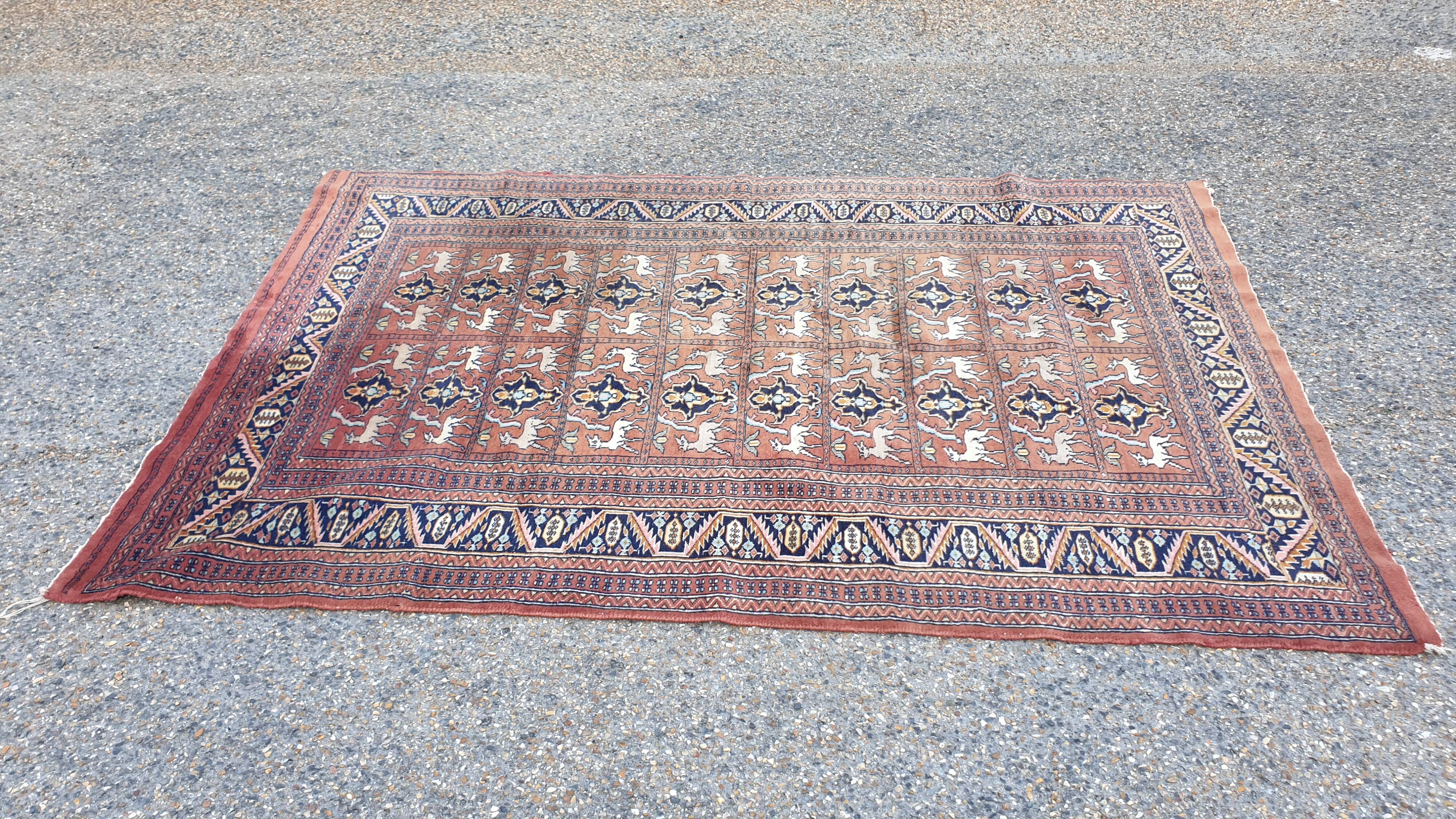 Oriental carpets silk wool