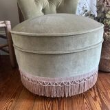 Fauteuil crapaud en velours