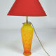 Vintage glass paste lamp, 70s