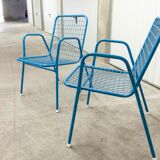 Pair Emu armchairs model rio restored 1960