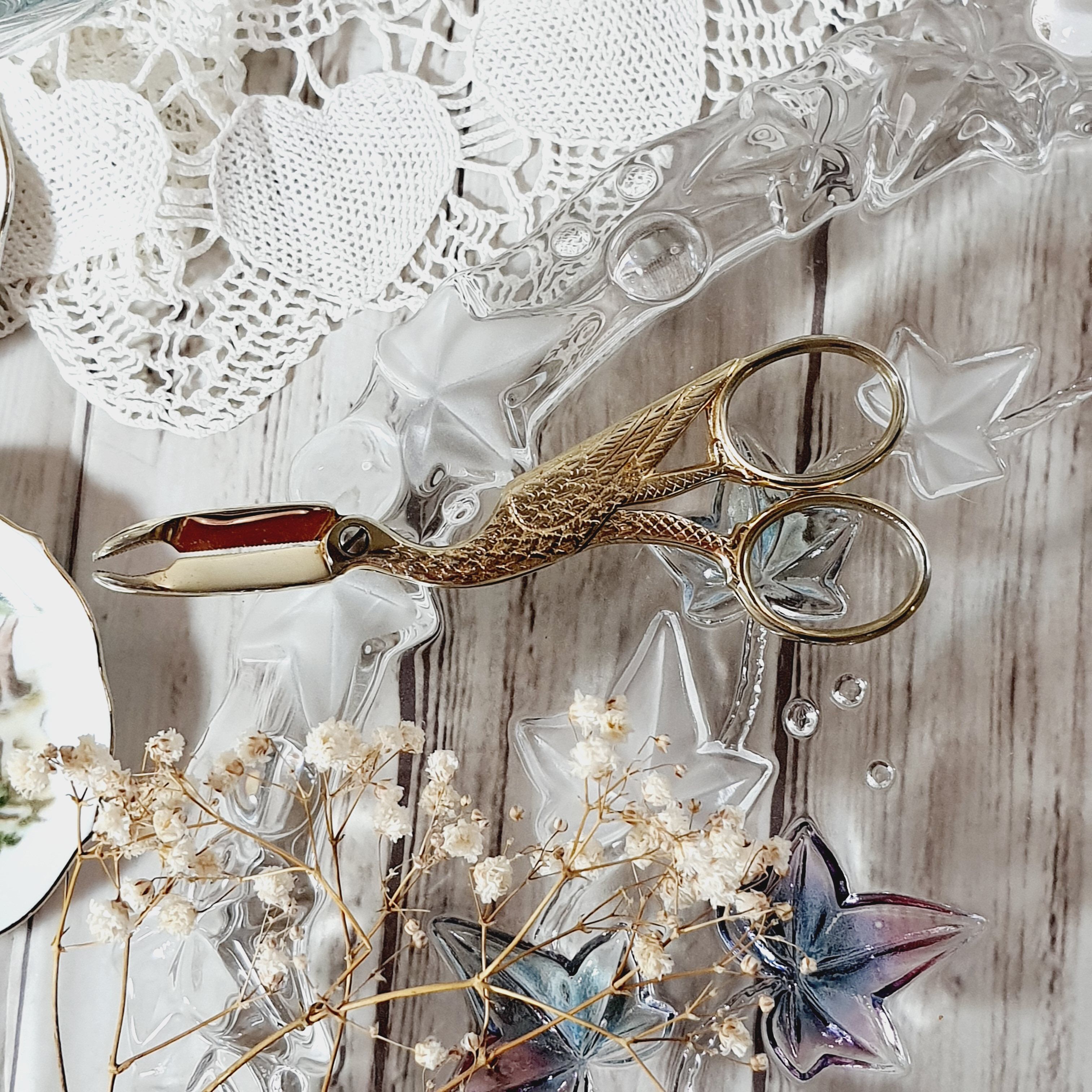 Sugar clamp metal golden bird