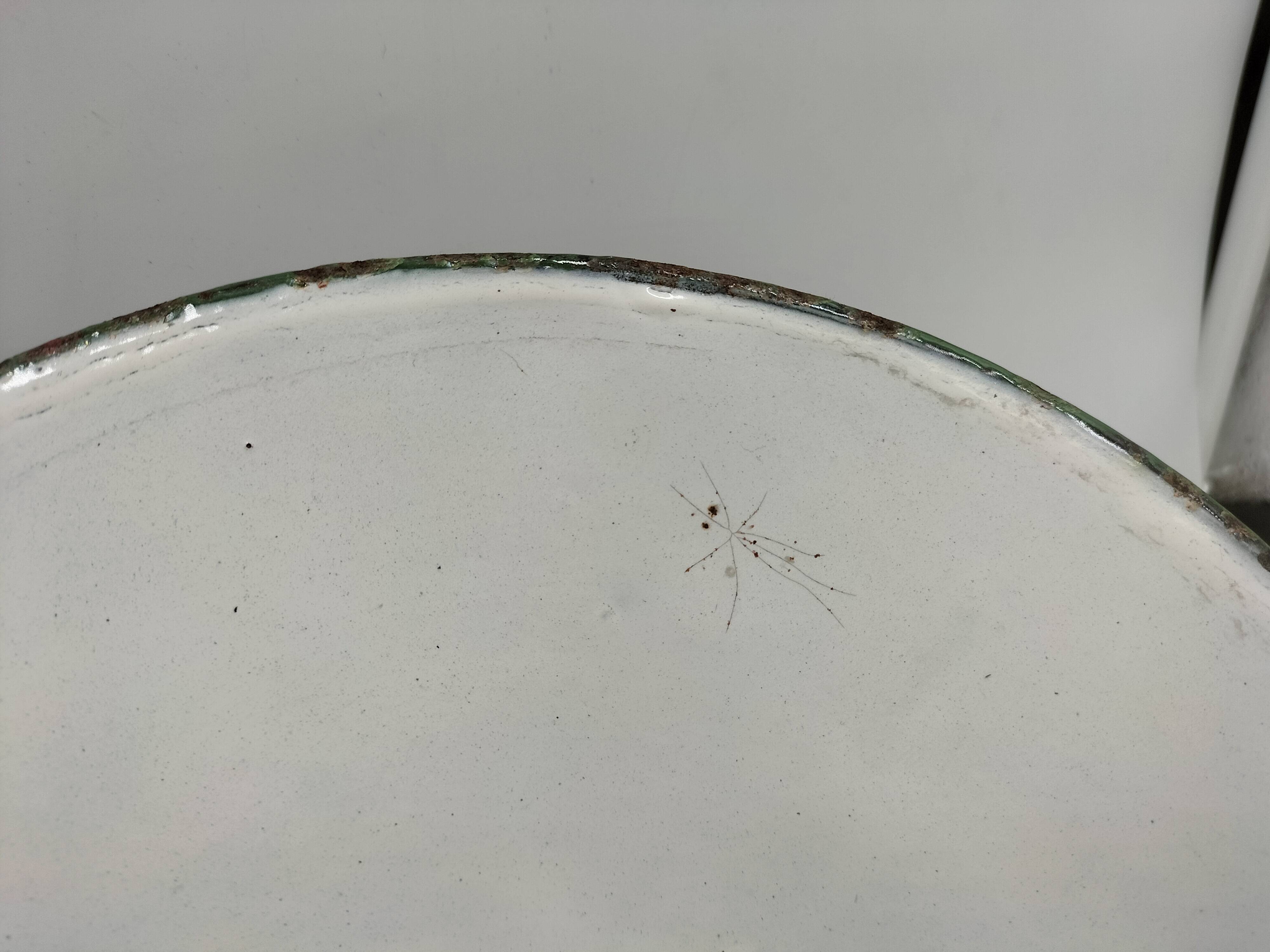 Enameled sheet metal pendant lights