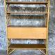 Rattan bookcase, vintage 1960