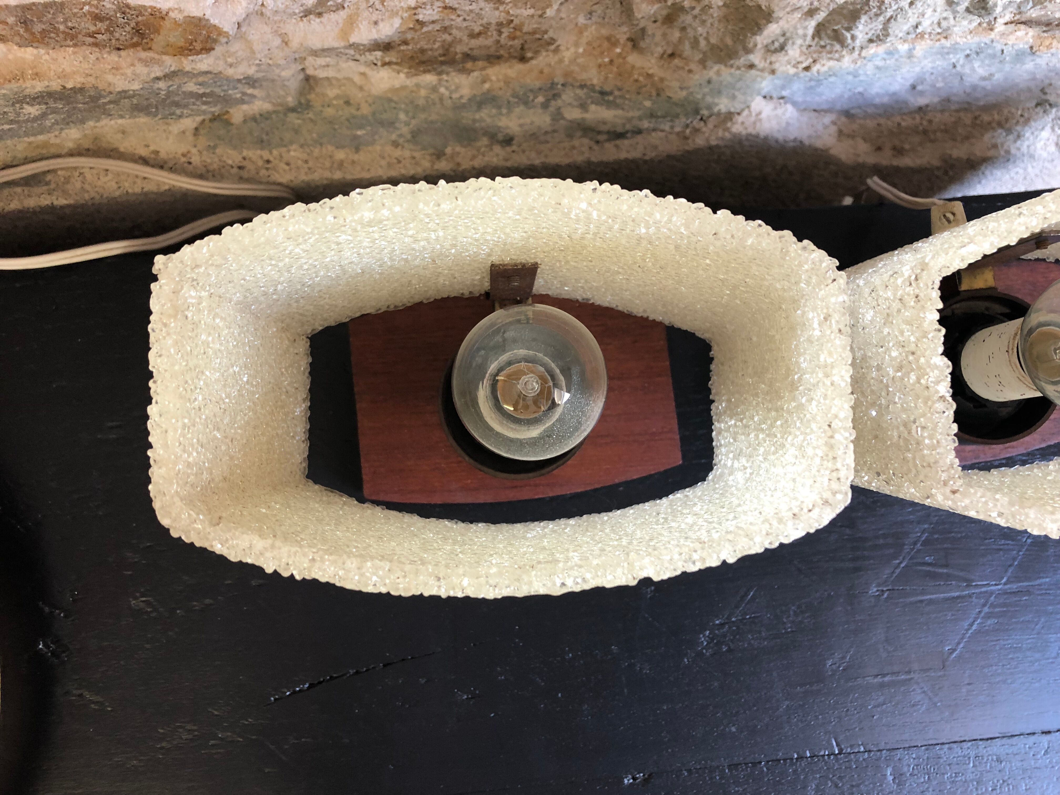 Pair of Scandinavian bedside lamps 1960