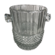 Old glass mold bohemian bar vintage crystal champagne bucket