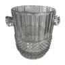 Old glass mold bohemian bar vintage crystal champagne bucket
