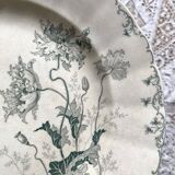 Old iron earth dish, Pavot model