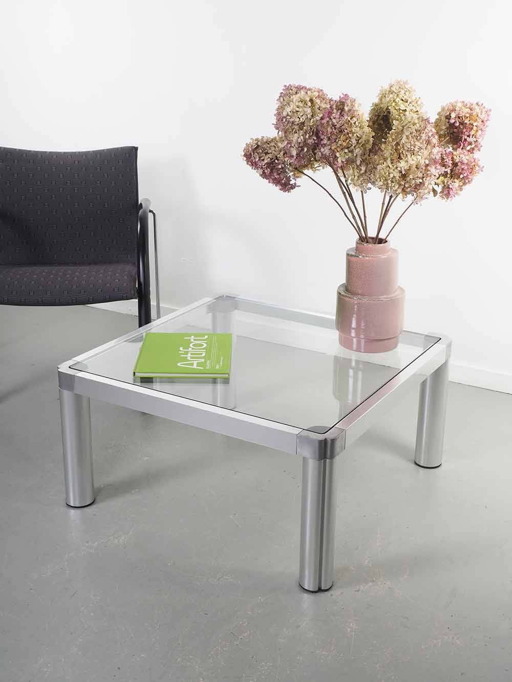 Table basse en verre – Artifort – Kho Liang Ie