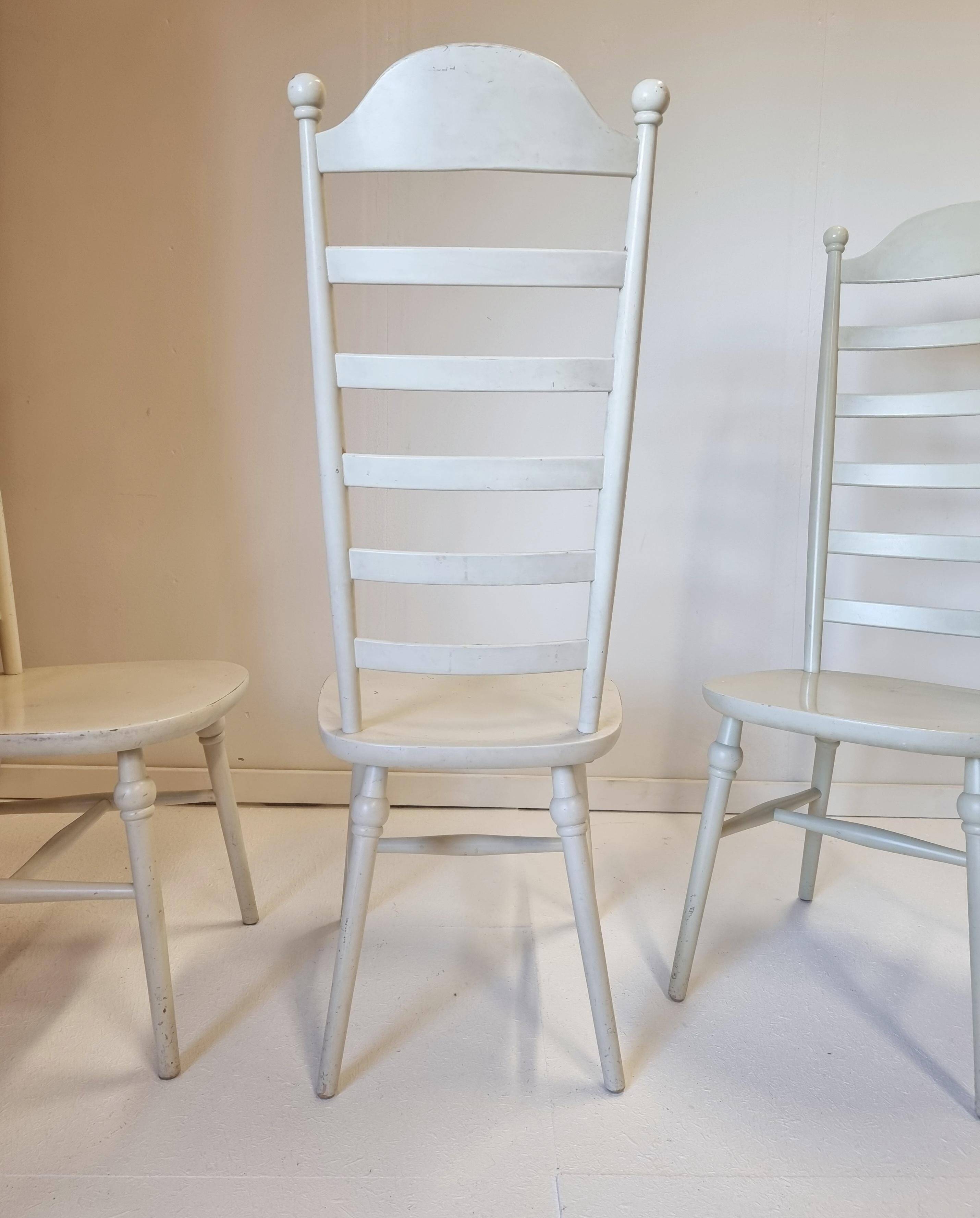 Lillemor Mannerheim, high-back chairs "Monet", 6 pieces, Nesto, Scandinavian Modern