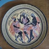 Assiette plate Adis Anatasiadis argile céramique Aile Grèce Ancien dp 072271