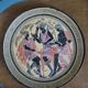 Flat plate Adis Anatasiadis ceramic clay Wing Greece Ancient dp 072271