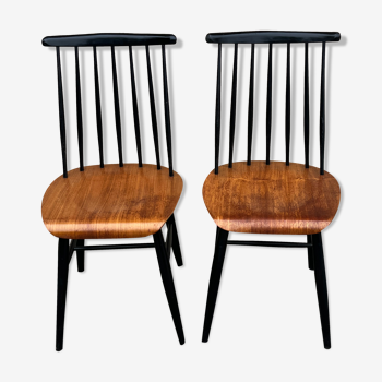 2 chaises scandinaves Fanett Ilmari Tapiovaara