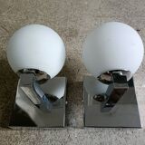 Space age wall lights