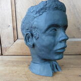 Terracotta head of a young boy