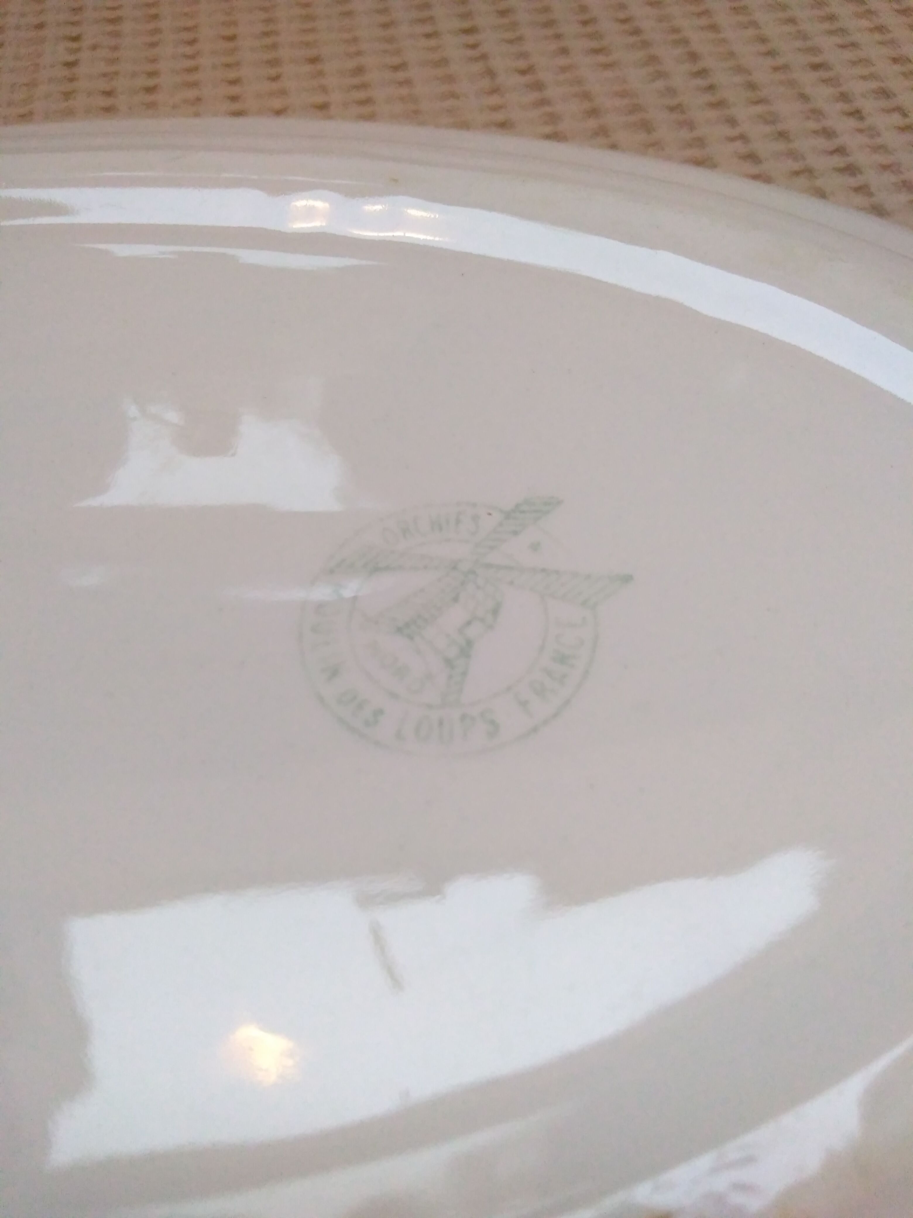 Vintage oval serving dish